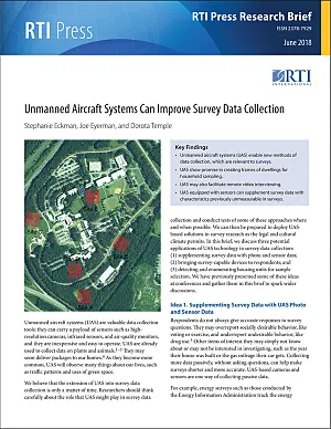 Cover image for publication: Unmanned aircraft systems can improve survey data collection