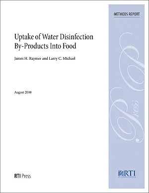 Uptake of water disinfection by-products into food