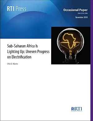 Cover image for publication: Sub-Saharan Africa is lighting up: Uneven progress on electrification