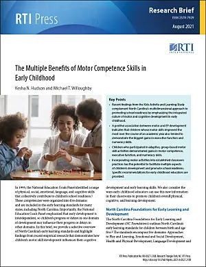 Cover image for publication: The multiple benefits of motor competence skills in early childhood