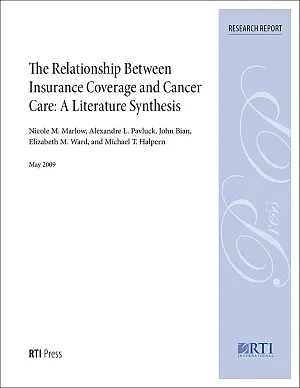 Cover image for publication: The relationship between insurance coverage and cancer care: A literature synthesis