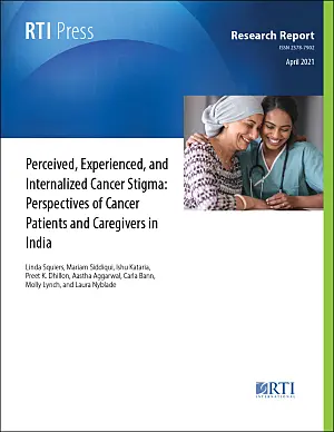 Cover image for publication: Perceived, experienced, and internalized cancer stigma: Perspectives of cancer patients and caregivers in India