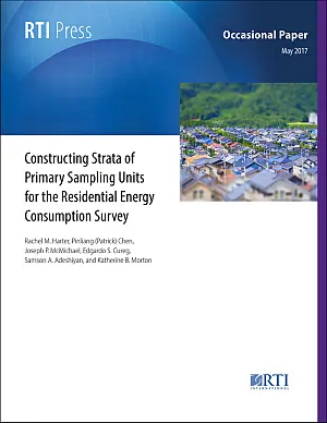 Cover image for publication: Constructing strata of primary sampling units for the Residential Energy Consumption Survey