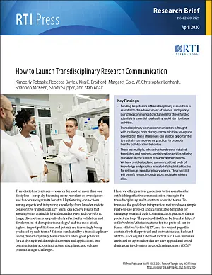 How to launch transdisciplinary research communication