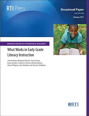 Cover image for publication: What works in early grade literacy instruction