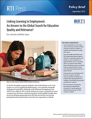 Linking learning to employment: An answer to the global search for education quality and relevance?