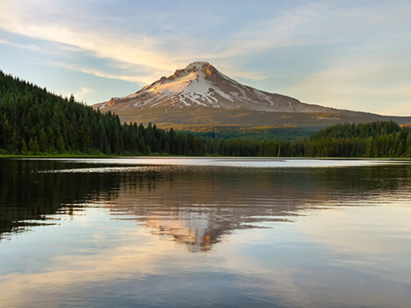 Mount Hood at Trillium Lake Reflection