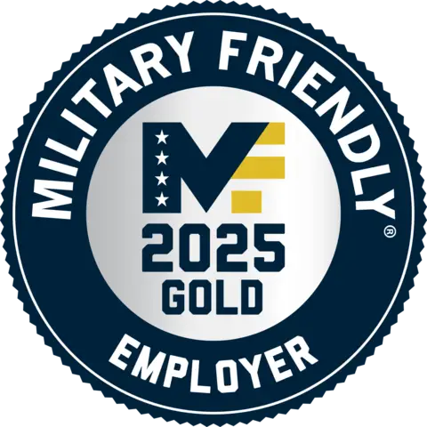 military friendly gold logo