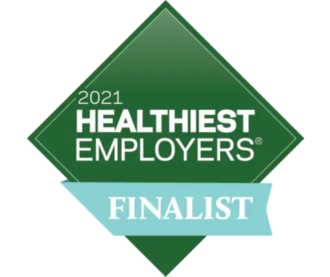 2021 Healthiest Employers badge