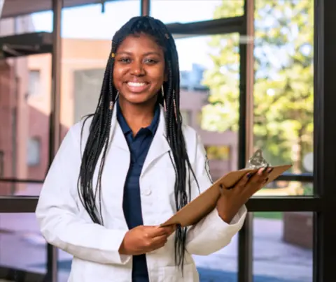 Stock photo of researcher