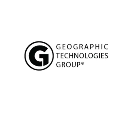 Black "G" logo with text: "GEOGRAPHIC TECHNOLOGIES GROUP®" on a white background.