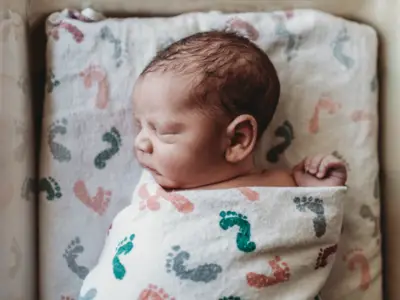 Newborn in hospital 