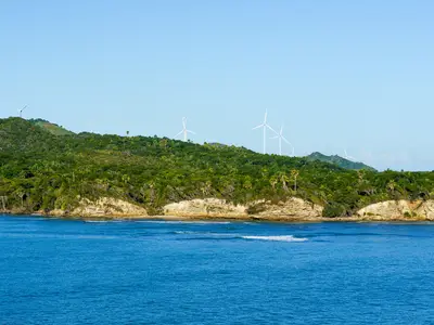 Photo of the coast of the Dominican Republic