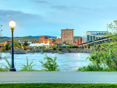 Cedar Fork river in Missoula, MT