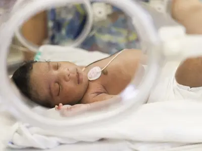 Newborn baby in hospital