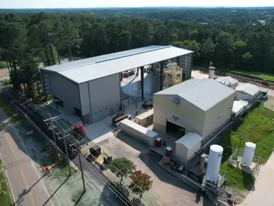 Aerial view of the expanded RTI Pilot Xcelerator