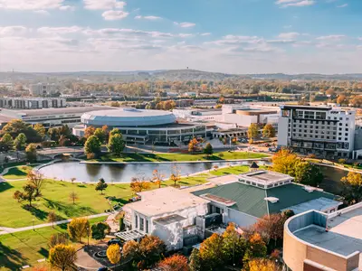 Aerial view of Huntsville, Alabama