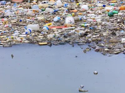 plastic in ocean