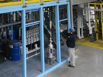 RTI conducts research on pilot-scale catalytic fast pyrolysis.