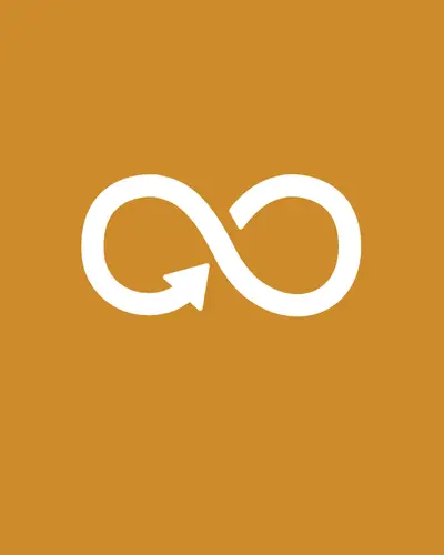 Infinity Symbol with Arrow