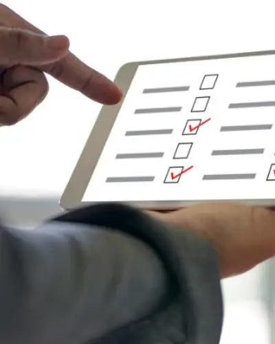 Survey on an ipad
