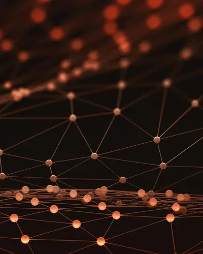 abstract image of a network