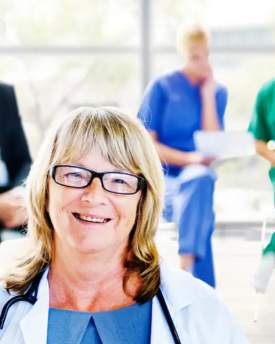 medical professionals in a meeting
