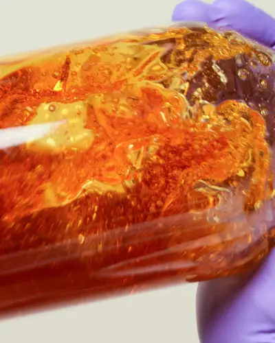 Bottle of nonaqueous solvent