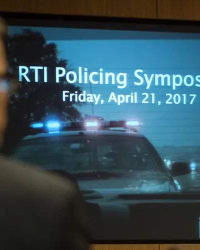 Discussions at an RTI Policing Symposium