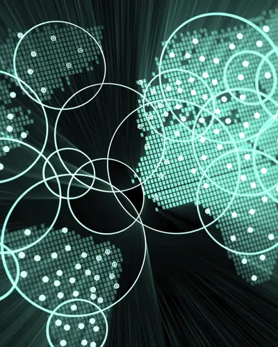 Map of a global network