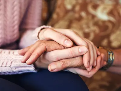 Holding hands