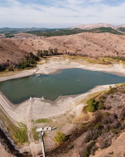 Water reservoir in western U.S.