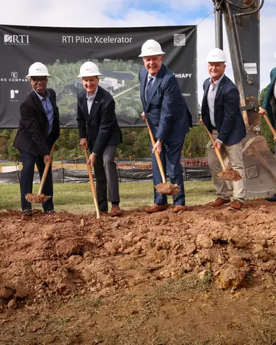 RTI leaders break ground on RPX expansion