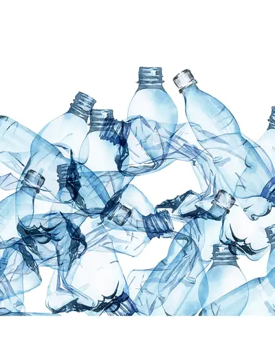 Plastic water bottles
