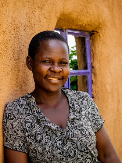 Kenyan woman smiling