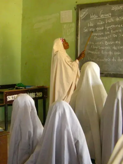 Teacher instructing classroom as part of RARA program