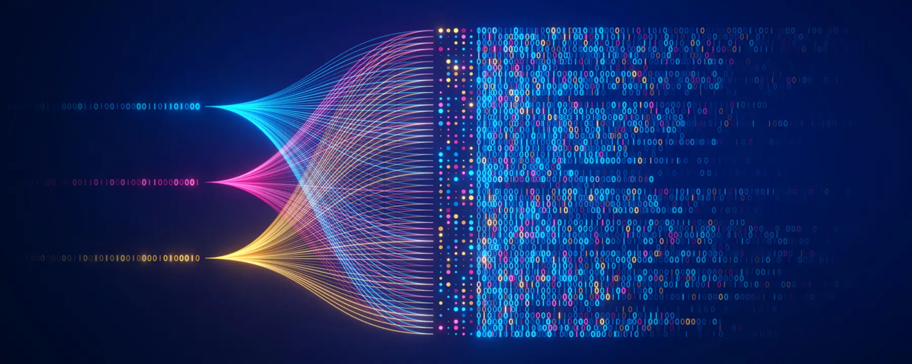 illustration representing data moving