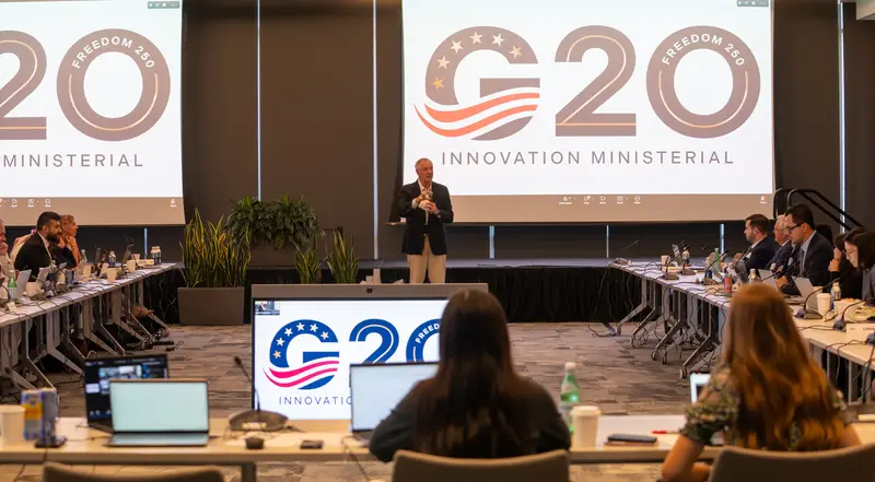 RTI President and CEO Tim J. Gabel welcomes delegates 