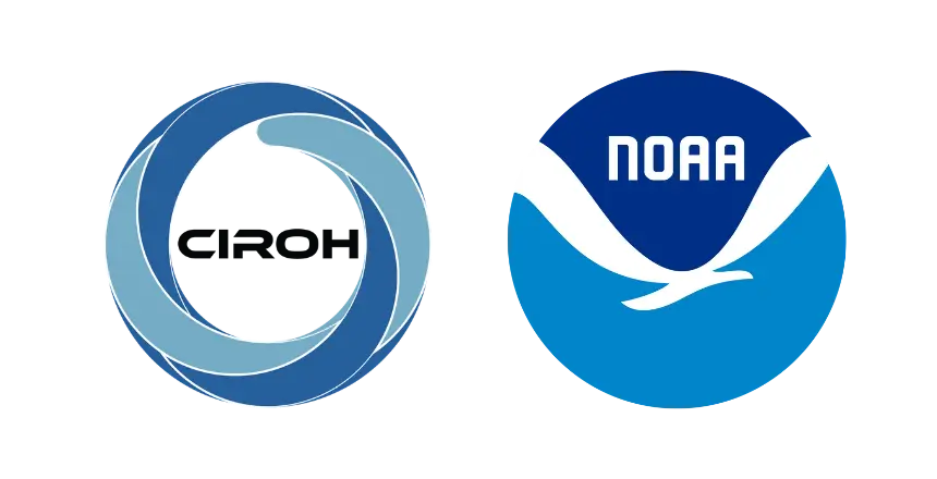 NOAA and CIROH Logos