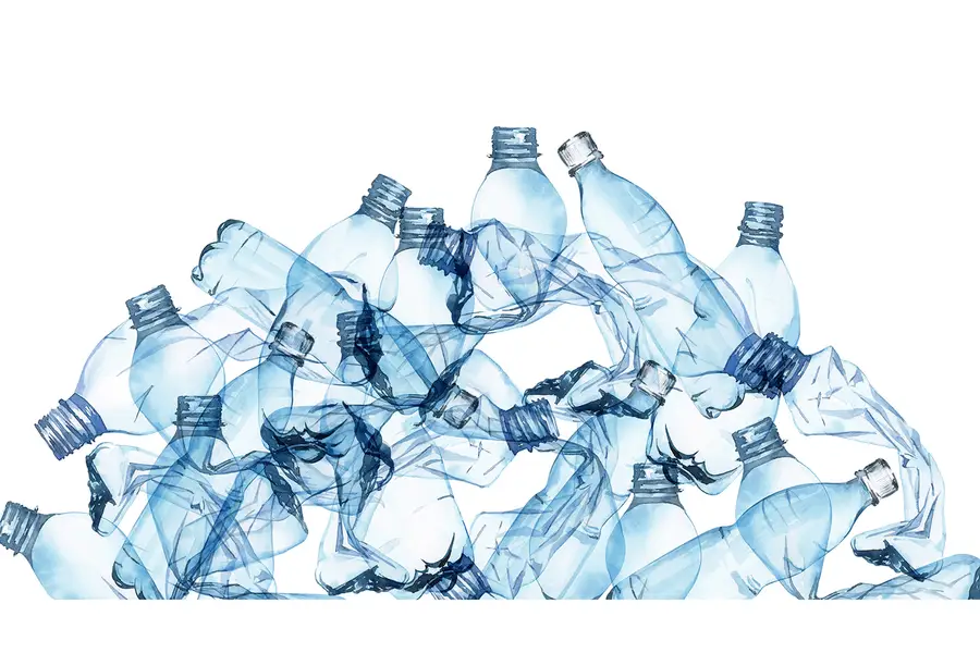 Plastic water bottles