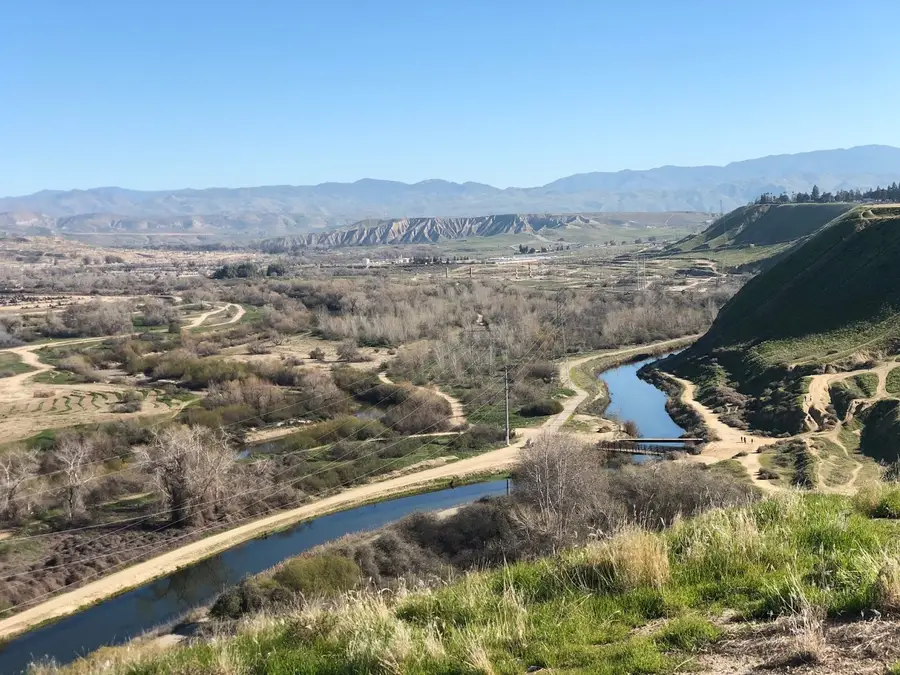 An irrigation canal.