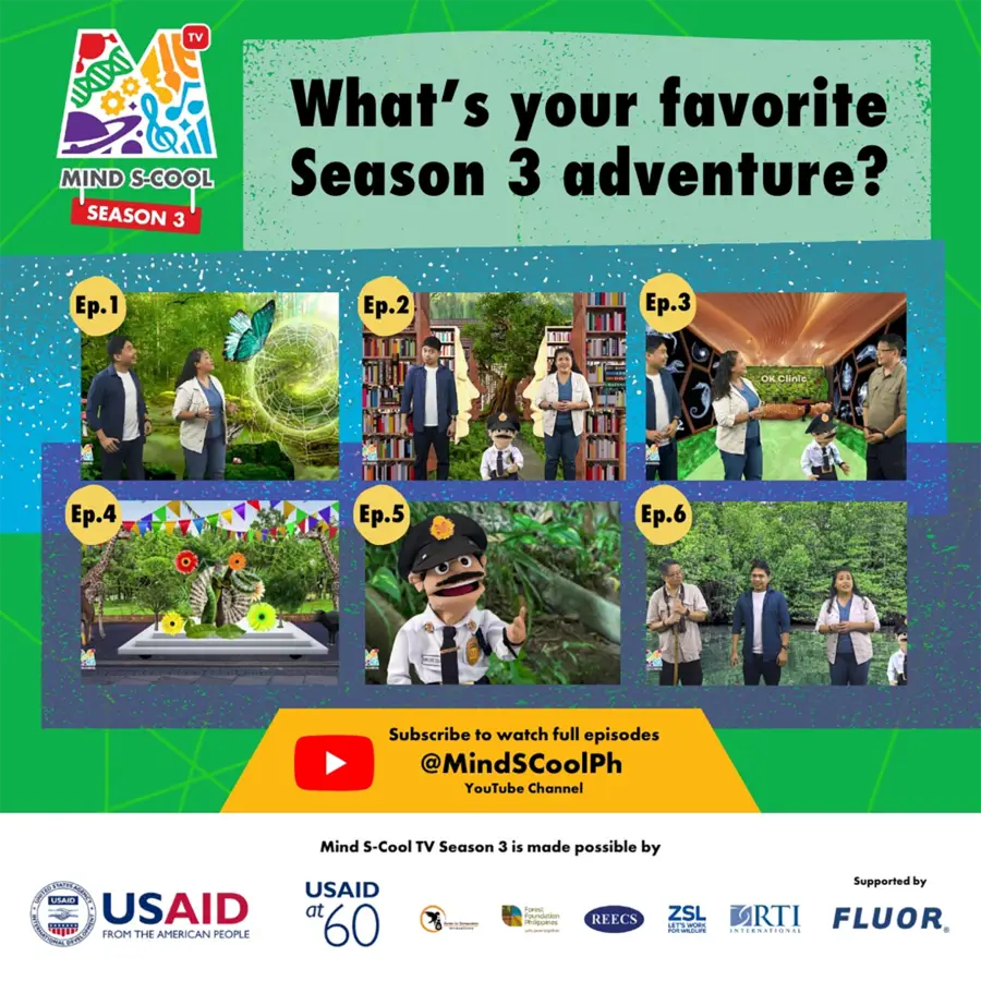 MIND S-COOL is a family-oriented show that educates through vibrant virtual explorations of topics across science and the arts.