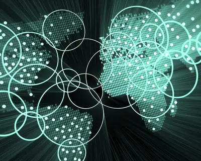 Map of a global network