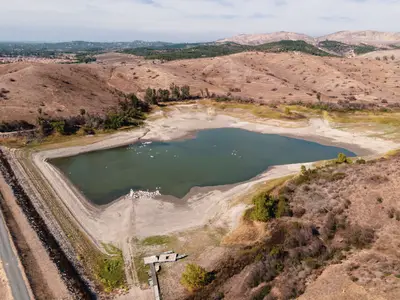 Water reservoir in western U.S.