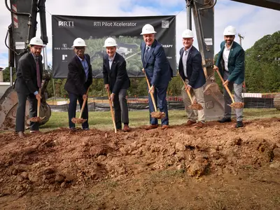 RTI leaders break ground on RPX expansion
