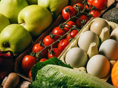 Colorful, fresh produce