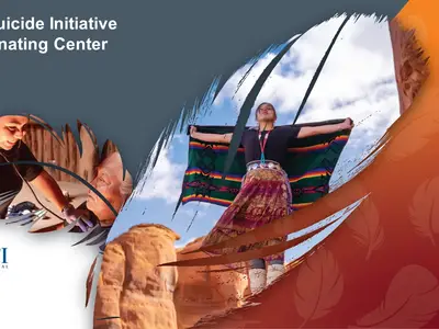 Native American woman holding blanket graphic
