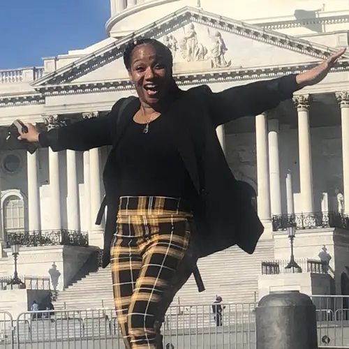 Cancer survivor and advocate visits Capitol Hill