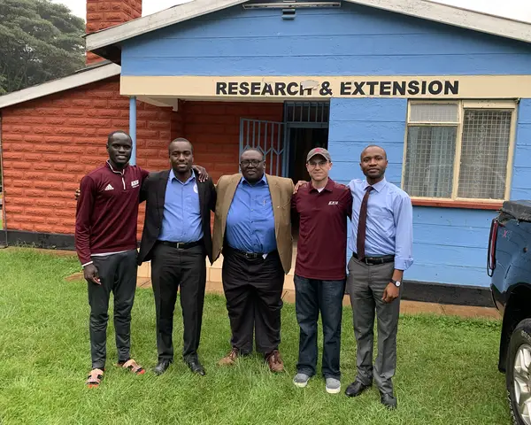 Dr. Martin with Colleagues in Kenya