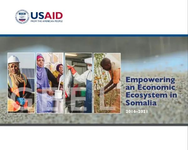 Cover of the impact report on the Somalia GEEL project